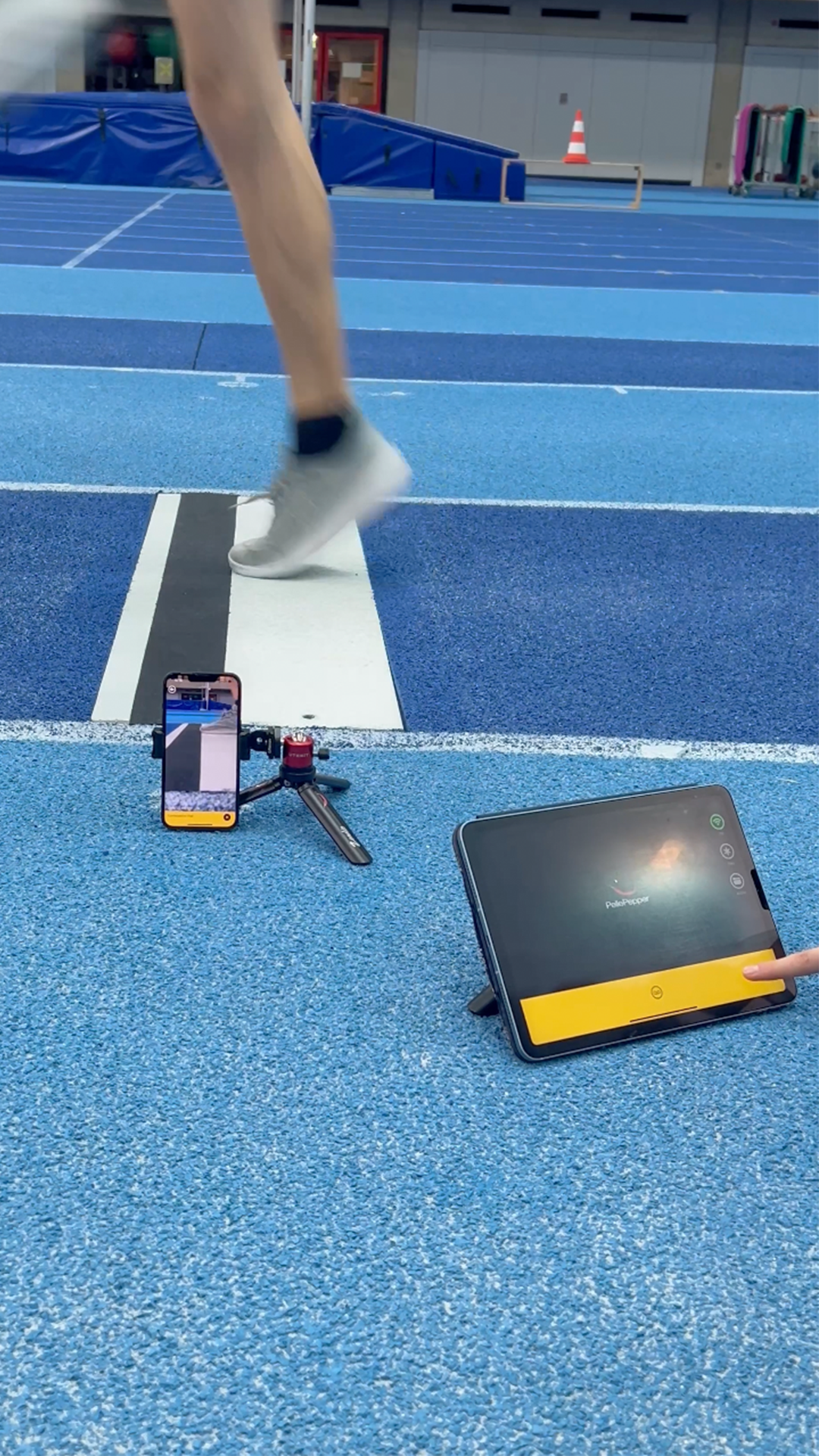 Takeoff in motion within the configured JumpControl workflow